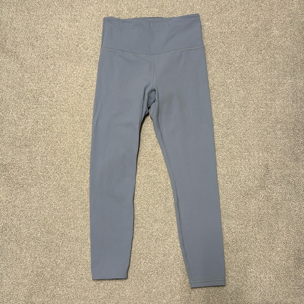 Blue yoga pants